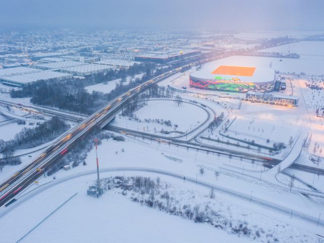 Luftbildaufnahme mit Blick in Richtung Süden im Winter_03